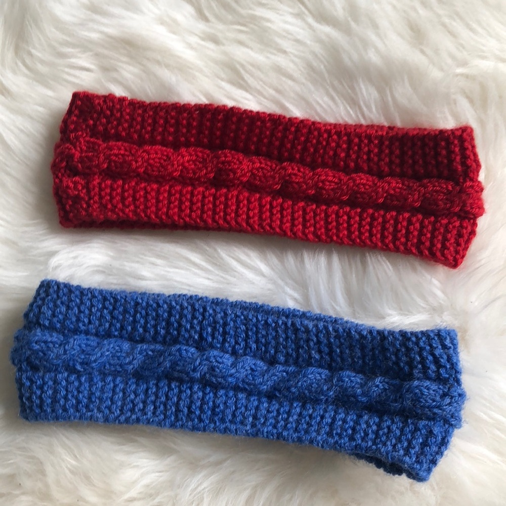 Knitted head band